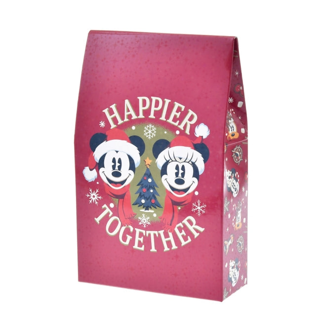 Mickey &amp; Minnie Gift Bag Box Type (XS) Christmas