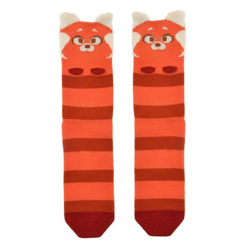 Turning Red Red Panda Mei Puffy Face Pukupuku 23-25 - Socken