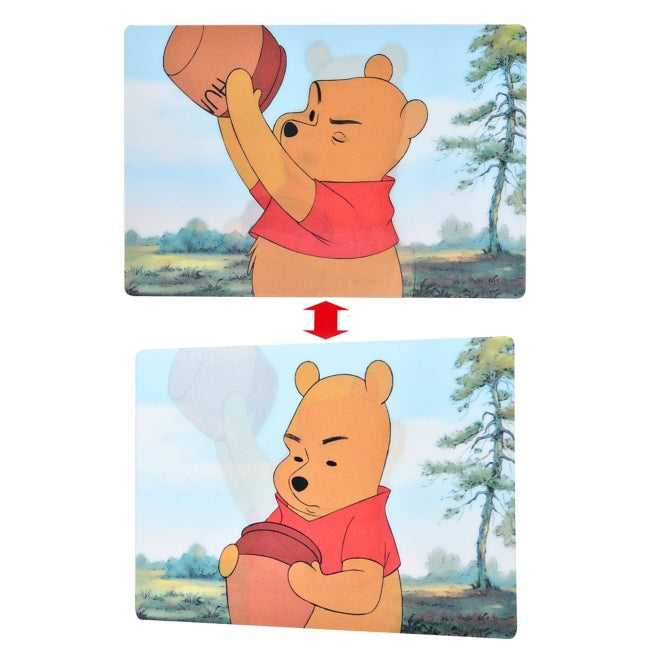 Winnie the Pooh with Honey Lenticular - Postcard