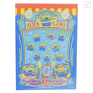 A6 Notepad Toy Story Little Green Men Alien Game