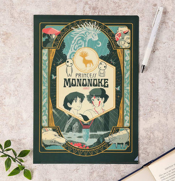 Princess Mononoke Transparent Retro Frame 