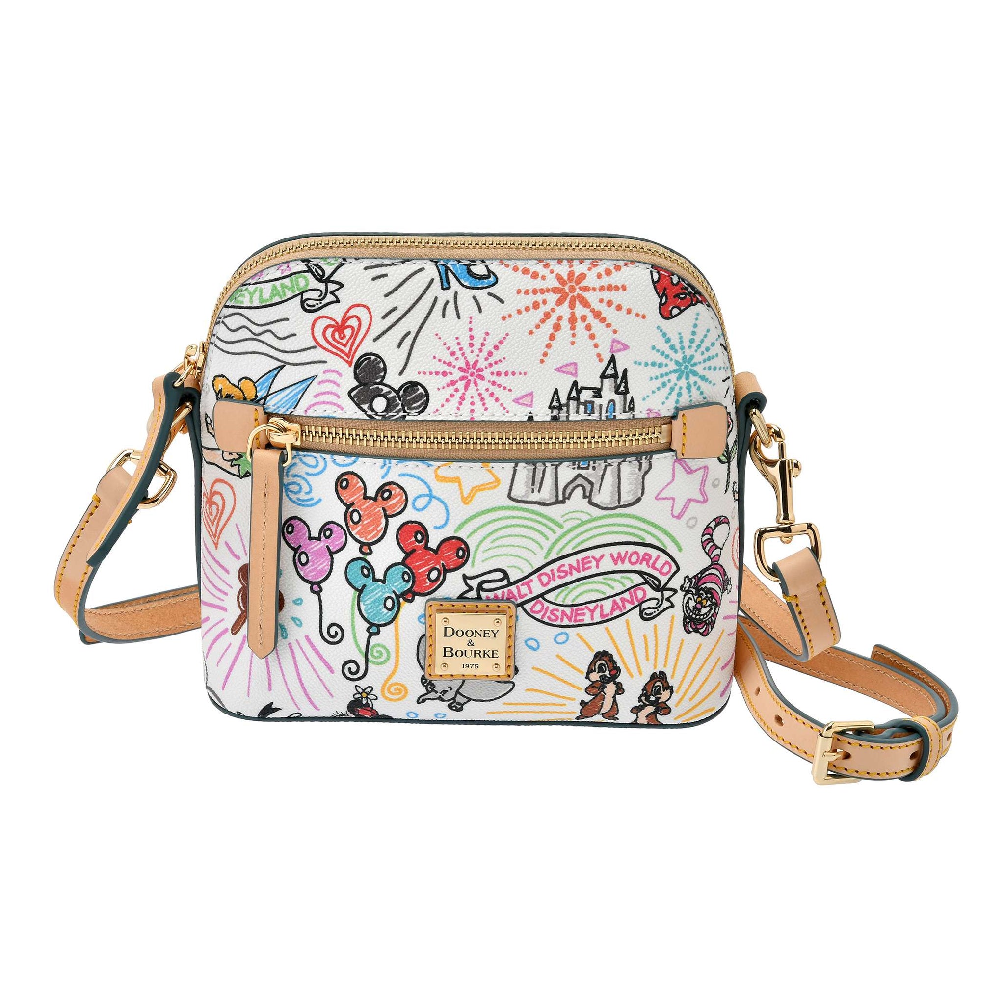 Disney Store Dooney &amp; Bourke Disney Sketch Shoulder Bag