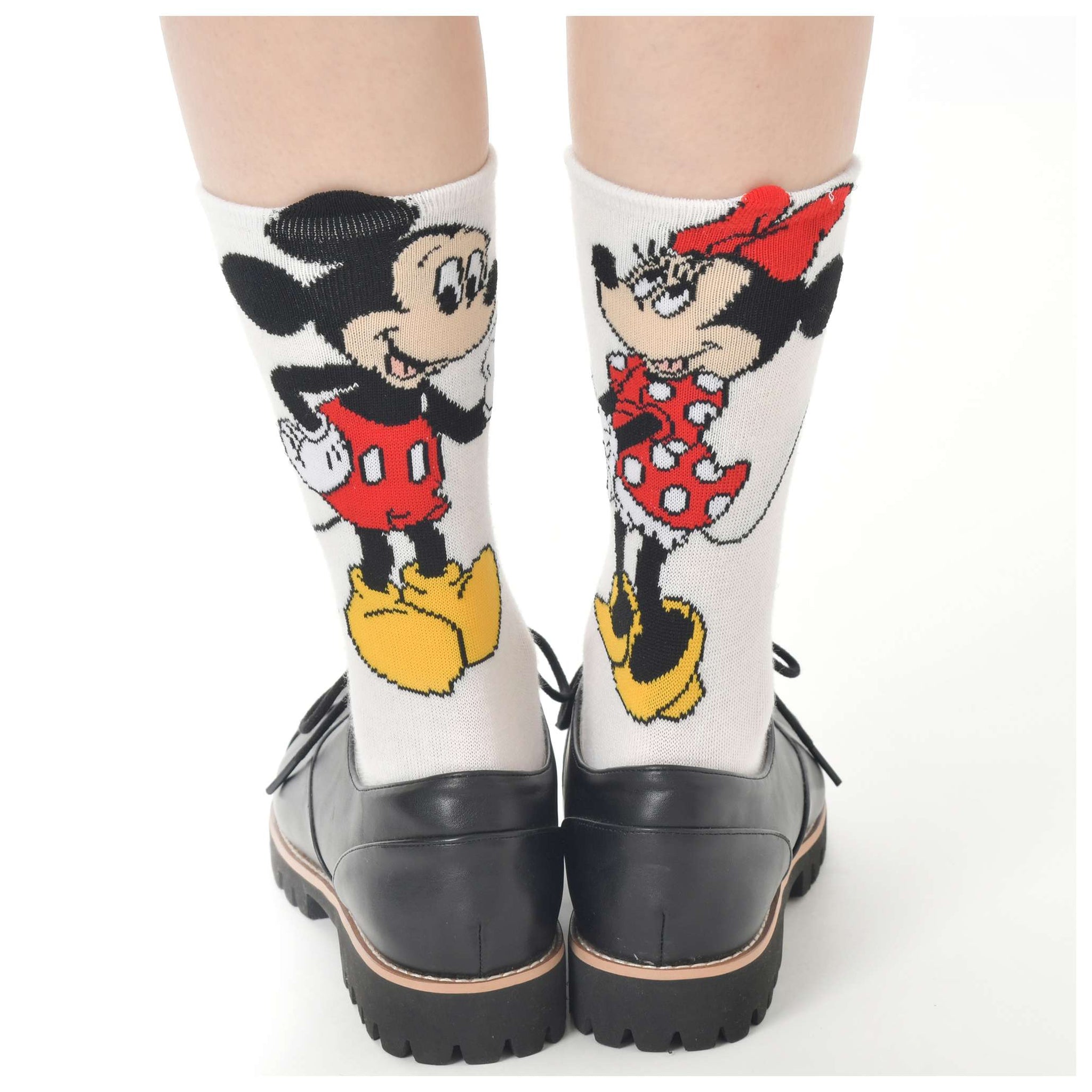Disney Store - Mickey &amp; Minnie White 36-39 - Socks