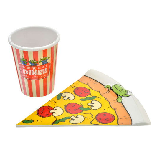 Disney Store - Kleine grüne Männer / Alien Pizza Toy Story Diner - Teller