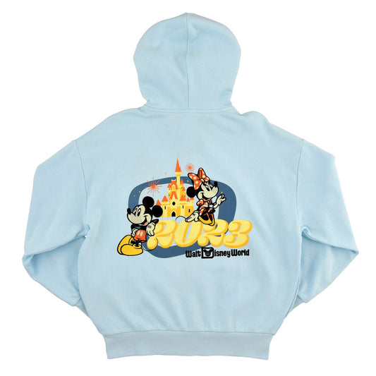 Disney Store - Mickey & Minnie Parka Blau - Kapuzensweatshirt