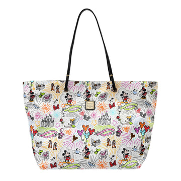 Disney Store Dooney &amp; Bourke Disney Sketch Nylon Bag