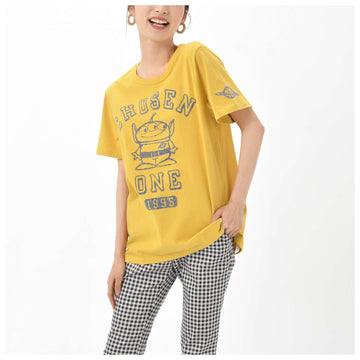 Disney Store Little Green Men/Alien Chosen One Pizza Planet Short Sleeve T-Shirt